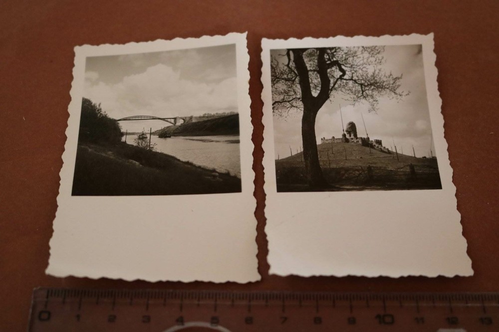 Two great old photos – bridge and monument??? unknown to me