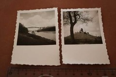 Two great old photos – bridge and monument??? unknown to me