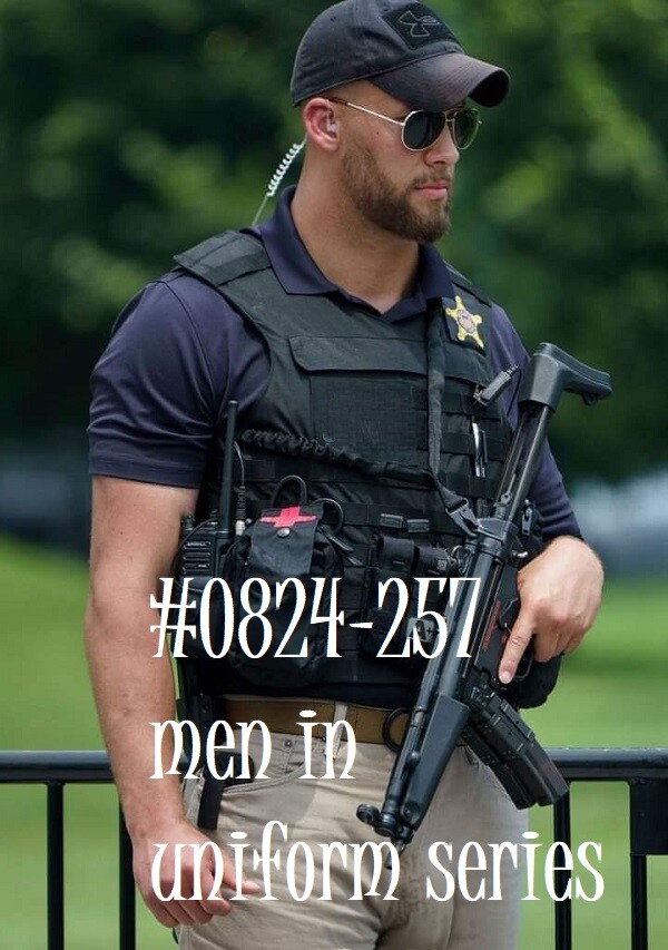 MALE PORTRAIT #0824-257 -men in uniform series -free shipping in usa