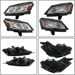 Headlights Assembly Headlamps Left & Right Side Replacement for T-Raverse 2013-2
