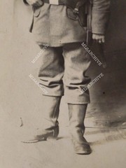 Postcard Postcard Photo Soldier Equipment WW1 F10