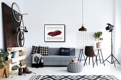 Classic Cars – 1961 Jaguar E Type – Print