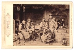 Photography Franz Hanfstängl, Munich, painting F. Defregger the holidaymaker, photo n