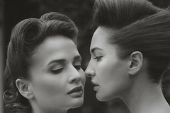 DASHA & MARI – Signed Original Fine Art Photograph Kissing Lesbian Girls Edition