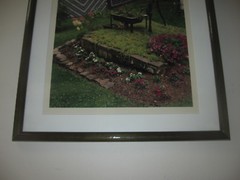 Framed Art Photograph Amish Quilts Hanging in Lancaster Farm Yard 16.5″x13.5″