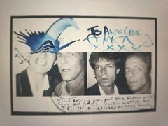 Peter Beard Unique Signed Gelatin Silver Print Mick Jagger Rolling Stones Photo