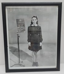 Young Elizabeth Taylor Screen Test Photo Print Actress Movie Star 8.5×11 Framed