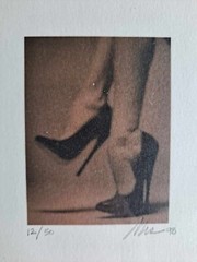 Vintage Original Karl STOECKER Foot Shoe Fetish Art Photograph Photo