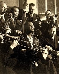 Louis Armstrong Tommy Dorsey Jam Session, 1937 Fotofolio Art Photo Print Card