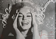 Bert Stern – Marilyn Monroe laughing in pearls – limited & signed