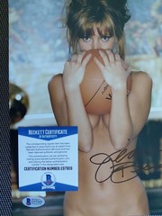 JEANIE BUSS Model, Hand Signed 8×10 Autograph Beckett COA