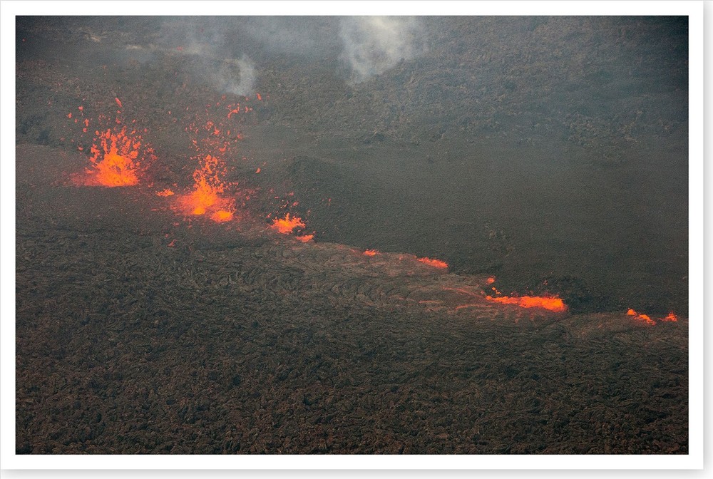2018 Hawaii Lava Fissure Eruption Kilauea Volcano Silver Halide Photo