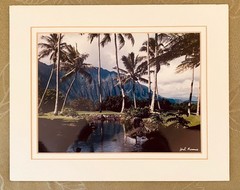 Hawaiian Photography signed by Hal Krause – Set Of Four Matted Photos 6”x8”