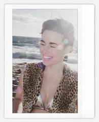 Art model Olive Glass Instax Wide Instant Film Print