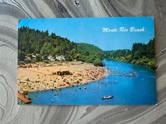 Original Russian River Guerneville Vintage Black and White RPPC Nydegger’s Beach