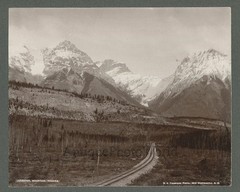 Leanchoil Mountain British Columbia Canada antique art photo by Stephen Thompson