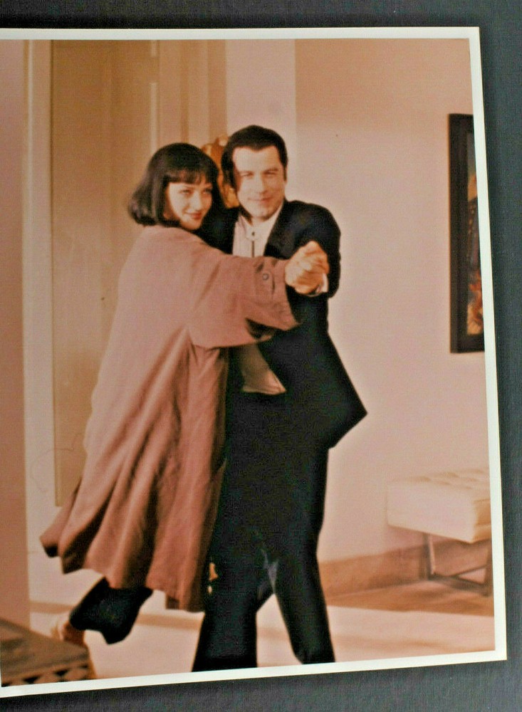 John Travolta Uma Thurman Dancing Pulp Fiction-8×10″ Photo Print- Vintage L1245B