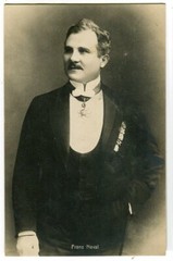 Photo Postcard Portrait Franz Naval Tenor with Awards c. 1905 #2