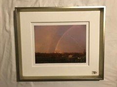 MARTHA STEWART «DOUBLE RAINBOW» SIGNED LIMITED EDITION 11/900 GICLEE PHOTOGRAPIC