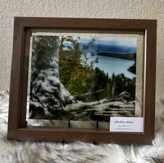 Amanda Eunice «Lake Tahoe, Nevada» Framed Color Landscape Photo Nature