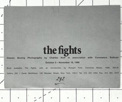 Ike Williams Vs. Kid Gavilan 1949 – The Fights Photo Show Announcement Card 1996
