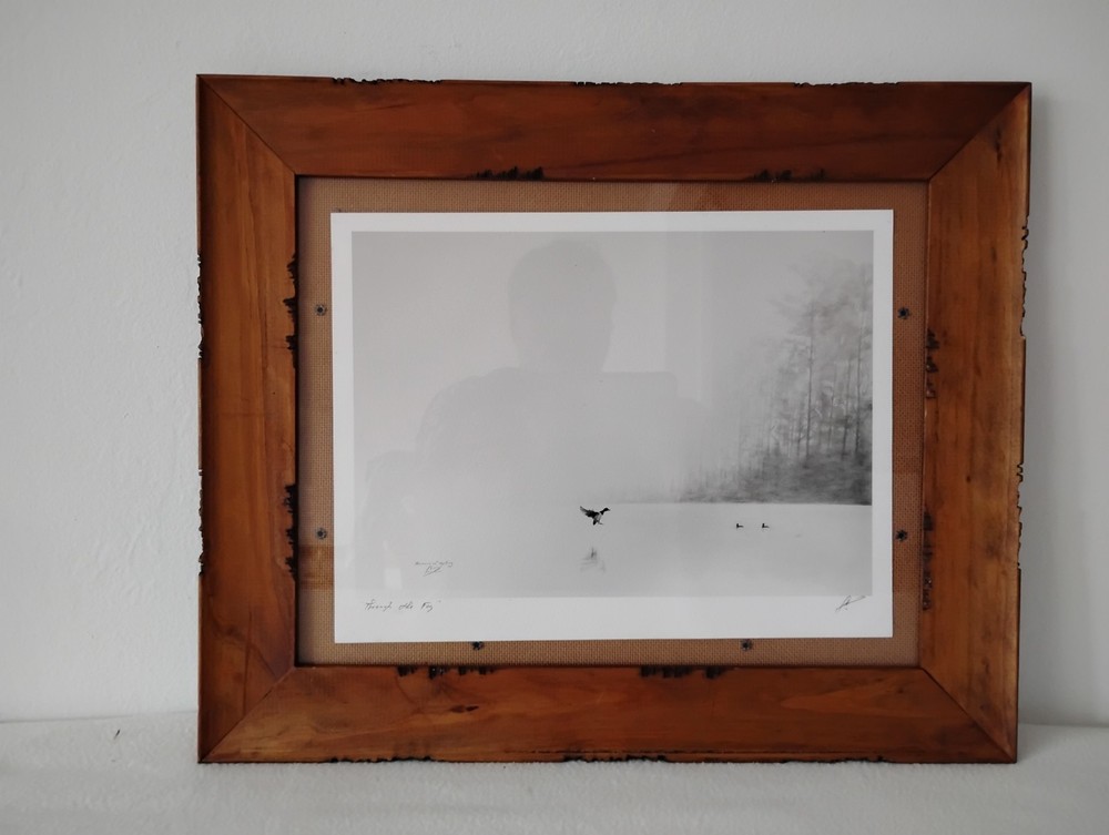 Signed Limited Edition Art Print By Cory James Titled «Through The Fog» Framed.