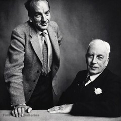 1958/60 Vintage IRVING PENN Philip & Arnold Toynbee Writer Historian Photo Art