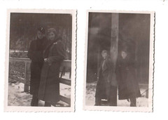 16005- 2x Photo * Ladies in the Forest * Olsztyn 30-40s