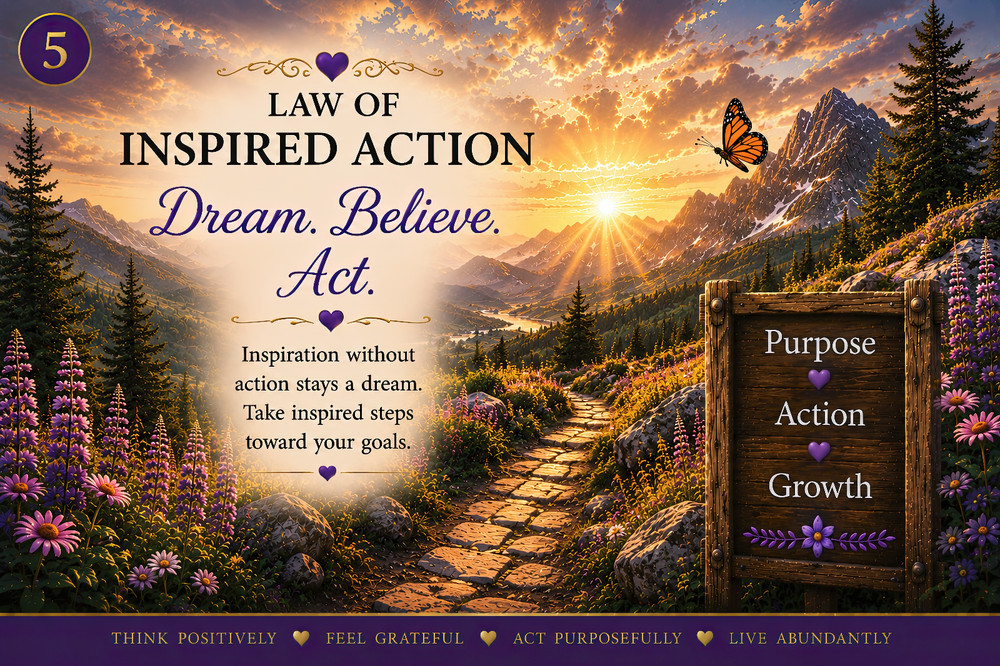 #5 Law Of Inspired Action