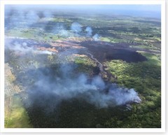 2018 Kilauea Volcano Fissure 18 Channelized Lava Flow Silver Halide Photo