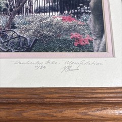 Cherry Blossom Photo Limited Edition # 4/89 Hand Signed Framed 16 1/2”x 13 1/2