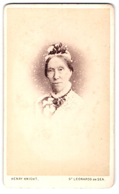 Photograph Henry Knight, St Leonards on Sea, Regina House, Grand Parade, Portrait
