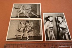 Three Great Vintage Photos – Two Pretty Women Singing and Dancing – 1950s-60s