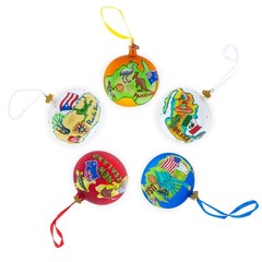 The Grand Place, Brussels, Belgium Glass Ball Christmas Ornament 4 Inches