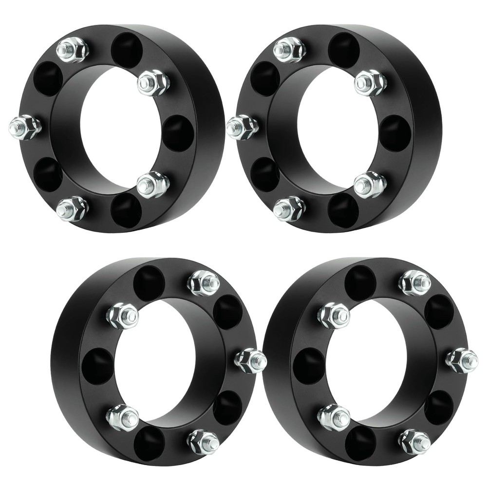 5×5.5 2 inch (50.8mm) Wheel Spacers with 1/2-20 Studs, 108mm Bore for Ford Br…
