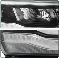LED Headlight Assembly Fit for 2019-2024 Dodge Ram 1500, Factory Type Direct Rep