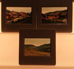 10 Old Slides Color Slides Vintage VW Beetle House Village Landscape 60s 70s 80s