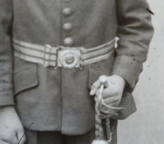 Great Vintage Glass Negative 18×13 – Boy in Uniform with Pickelhaube – 1910-1918