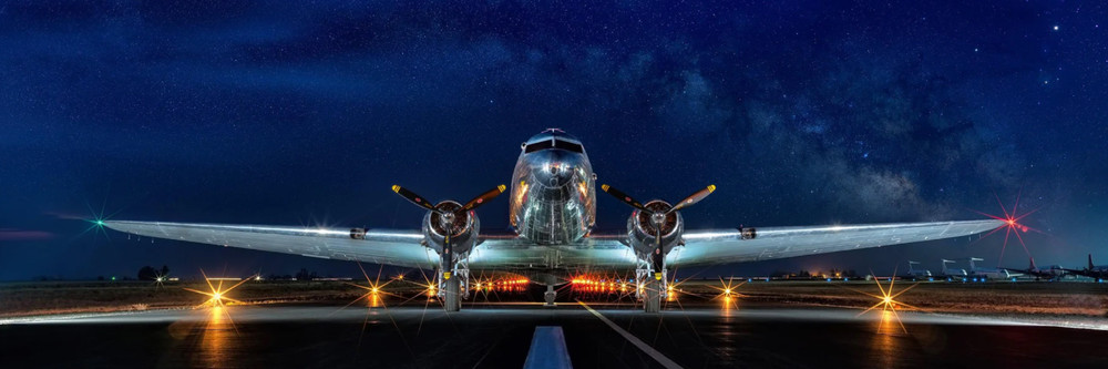 Peter Lik Midnight Flight – 150cm with Rare Aluminum Scoop Frame