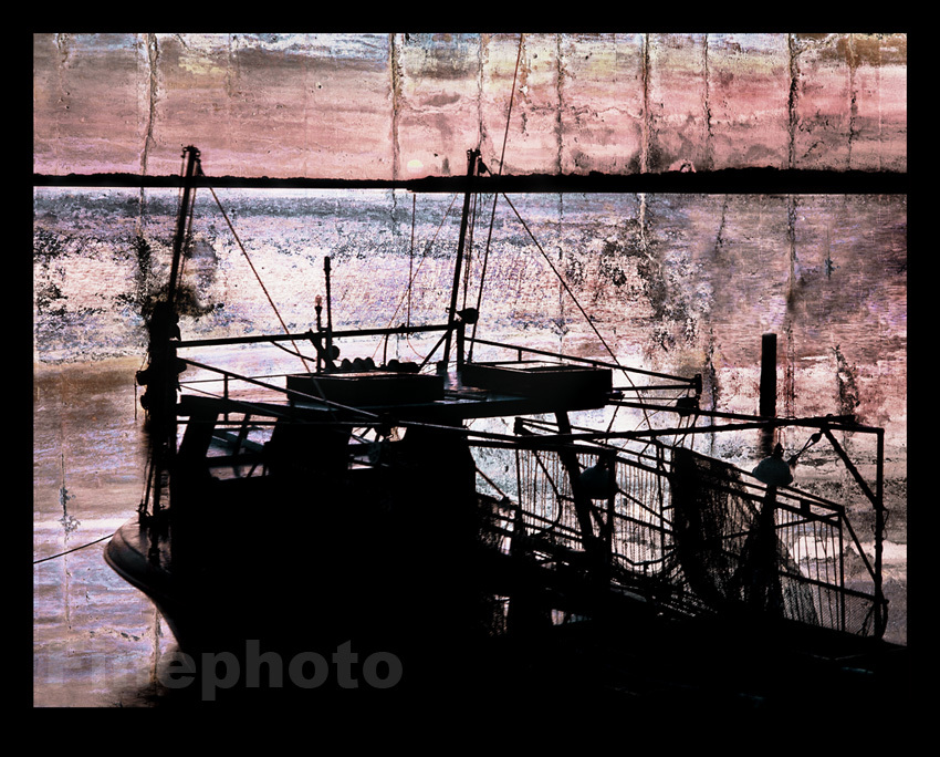 Original Signed Surreal Nautical Boat Art Photograph Florida By KELLY WRIGHT