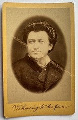 Original CDV photo photograph picture fashion around 1870 Vienna Felix Schweighofer actor