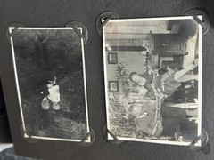 old photo album civilian with defects, civilian, /132