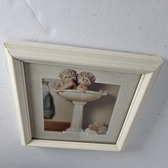 Anne Geddes Framed Picture – «Babies In Handbasin» – Framed Matted 7 X 7 Photo