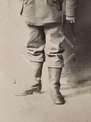 Postcard Postcard Photo Soldier Equipment WW1 F10