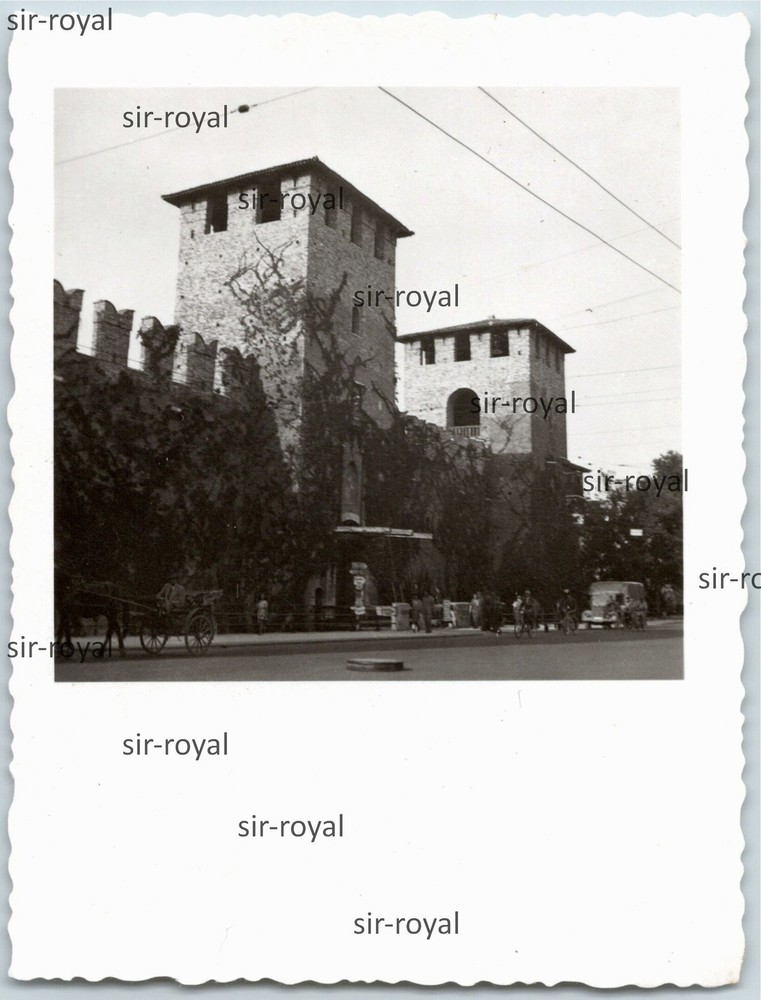 Verona 1930s – Castelvecchio – Italy – Photo 6x8cm