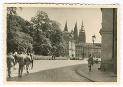 Prague Czech Republic 1962 – St Vitus Cathedral Street Castle – Old Photo 1960s