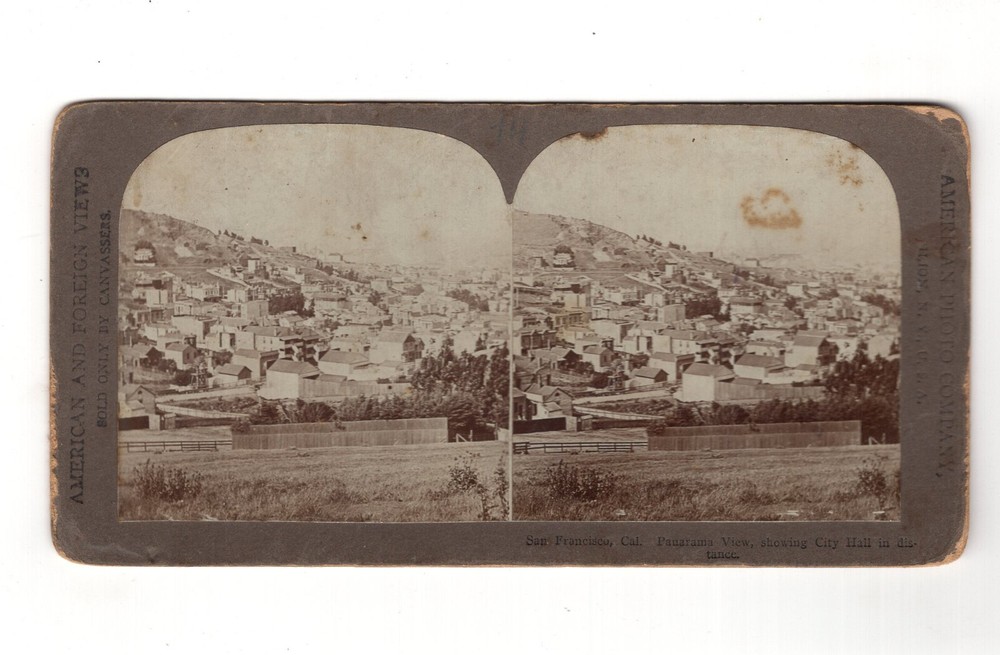 Stereoscopy San Francisco / Panoramic View / California / USA