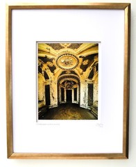 Architectural Travel Photography, Gold Burnished Frame, Double Matte, Italy
