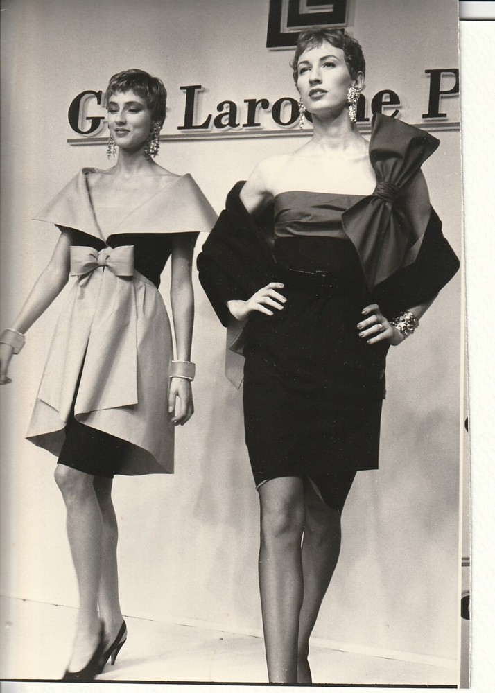 Photo Print Guy Laroche 1989 Cohen AGIP Fashion Show 12x13cm