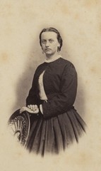 Portrait Photography Woman Portrait Historical Photograph Album Print 1865